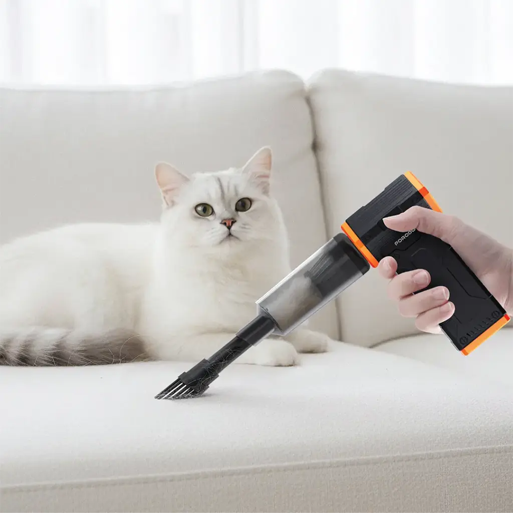 Porodo 2-In-1 Air Duster & Vacuum Cleaner with 4 Replaceable Nozzle - W Stooore