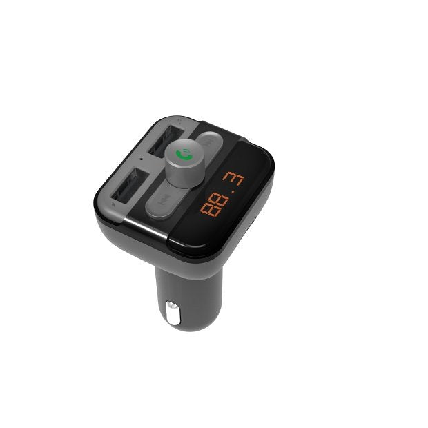 Porodo FM Transmitter and Fast Charging Car Charger 3.4 amp / 15W - W Stooore