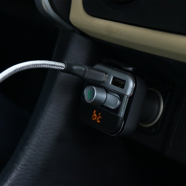 Porodo FM Transmitter and Fast Charging Car Charger 3.4 amp / 15W - W Stooore