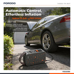 Porodo Flator 4000mAh Car Tire Inflator Pressure Display - W Stooore