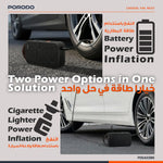 Porodo Flator 4000mAh Car Tire Inflator Pressure Display - W Stooore