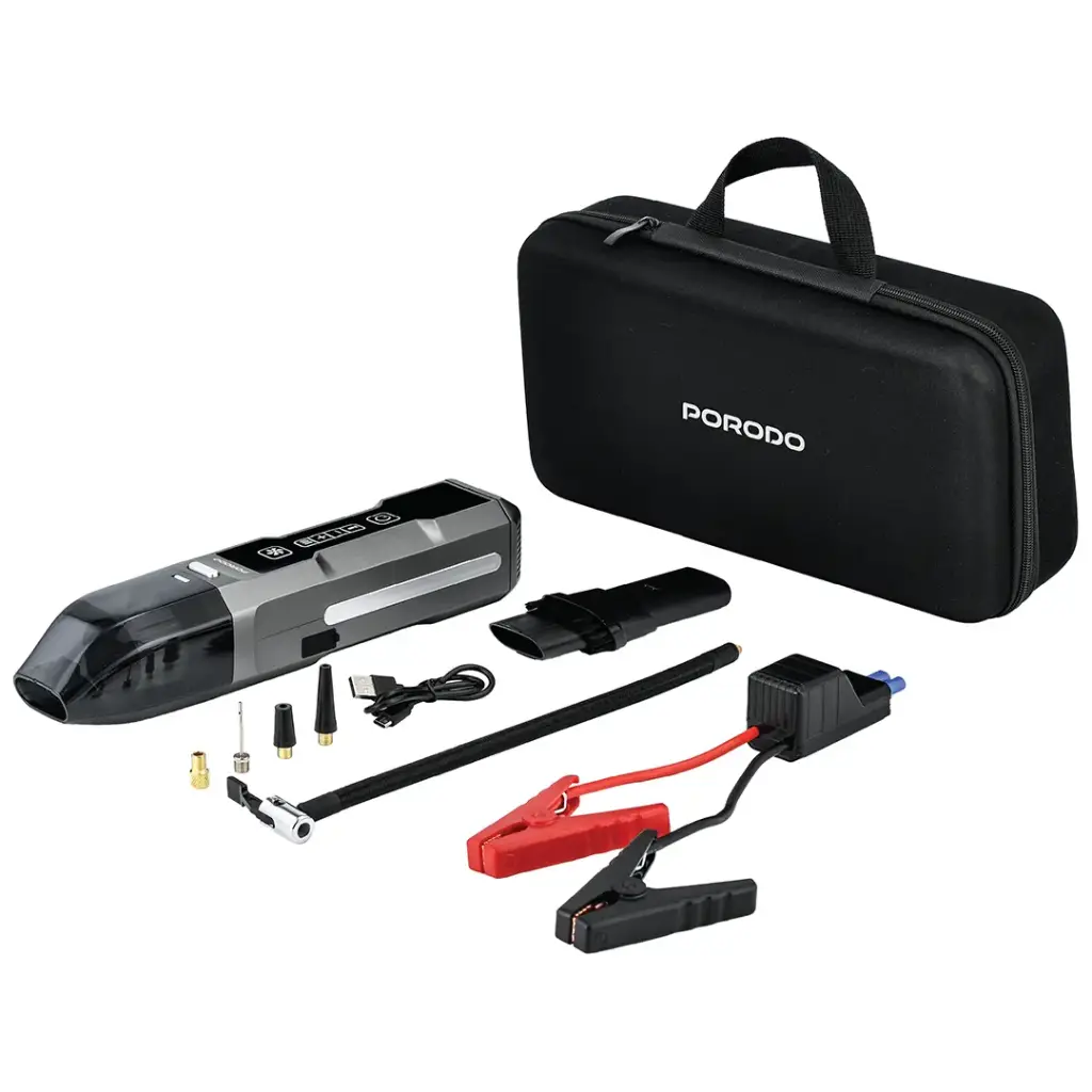 Porodo IGNATOV Jump Starter & Air Pump with Handheld Vacuum | USB-C Recharge - W Stooore