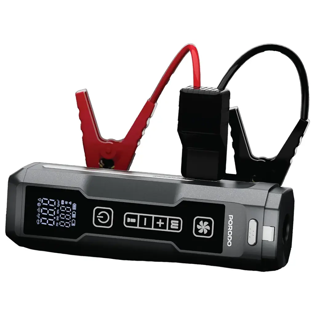 Porodo IGNATOV Jump Starter & Air Pump with Handheld Vacuum | USB-C Recharge - W Stooore
