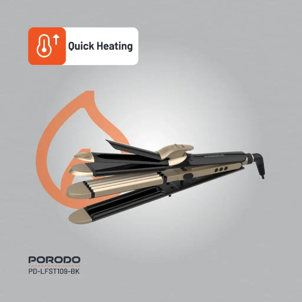 Porodo Lifestyle 4 Style Hair Iron - W Stooore