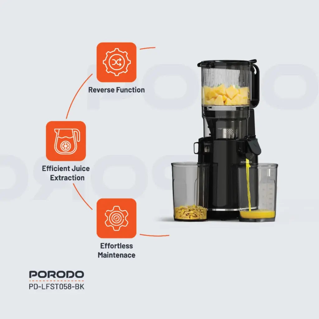 Porodo Lifestyle Cold Press Slow Juicer - W Stooore
