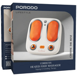 Porodo Lifestyle Cordless Heated Foot Massager Tapping & Kneading Therapy - W Stooore