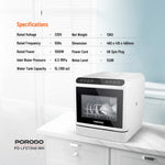 Porodo Lifestyle Counter-Top Dishwasher - W Stooore