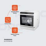 Porodo Lifestyle Counter-Top Dishwasher - W Stooore