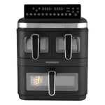 Porodo Lifestyle Crispio Triple Basket Non-Stick Air Fryer - W Stooore