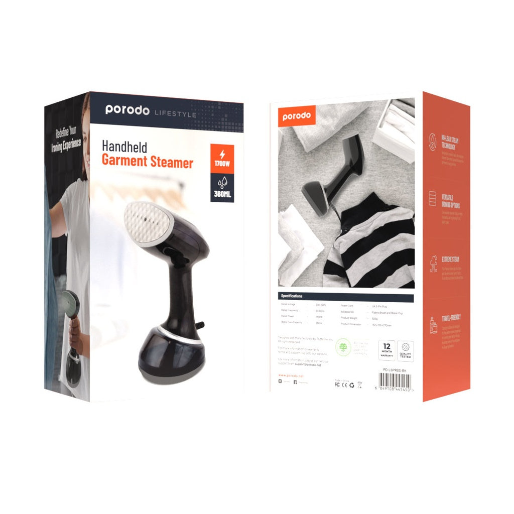 Porodo Lifestyle Handheld Garment Steamer - W Stooore