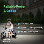 Porodo Lifestyle JoyCruiser Kids Electric Bike - W Stooore