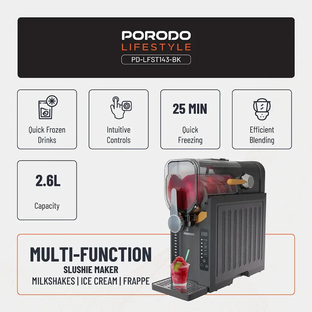 Porodo Lifestyle Multi-Function Slushie Maker - W Stooore