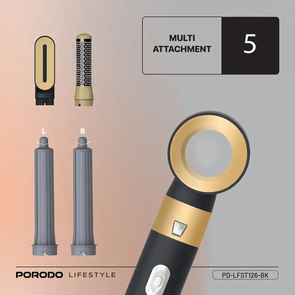 Porodo Lifestyle Multi-Styling Hair Dryer Set - W Stooore