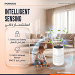 Porodo Lifestyle Purea Prime Smart Air Purifier with 3-Layer H13 HEPA Filter - W Stooore