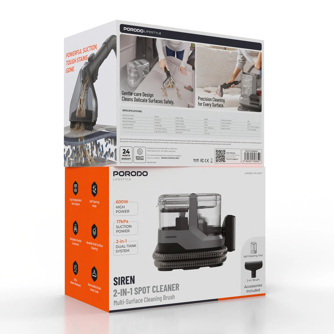 Porodo Lifestyle Siren 2-in-1 Spot Cleaner - W Stooore