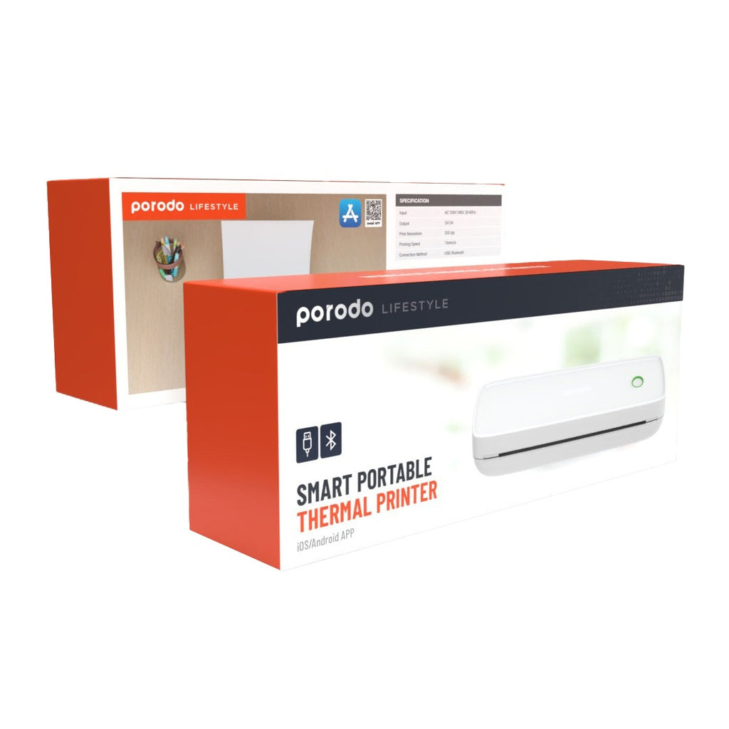 Porodo Lifestyle Smart Portable Thermal Printer - W Stooore