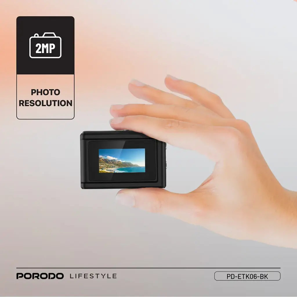 Porodo Lifestyle Snap & Go Mini Digital Camera - W Stooore