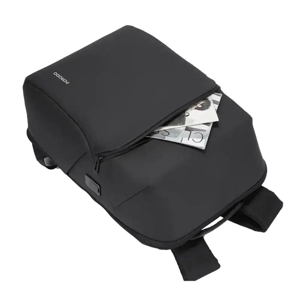 Porodo Lifestyle Water-Resistant PU Backpack - W Stooore
