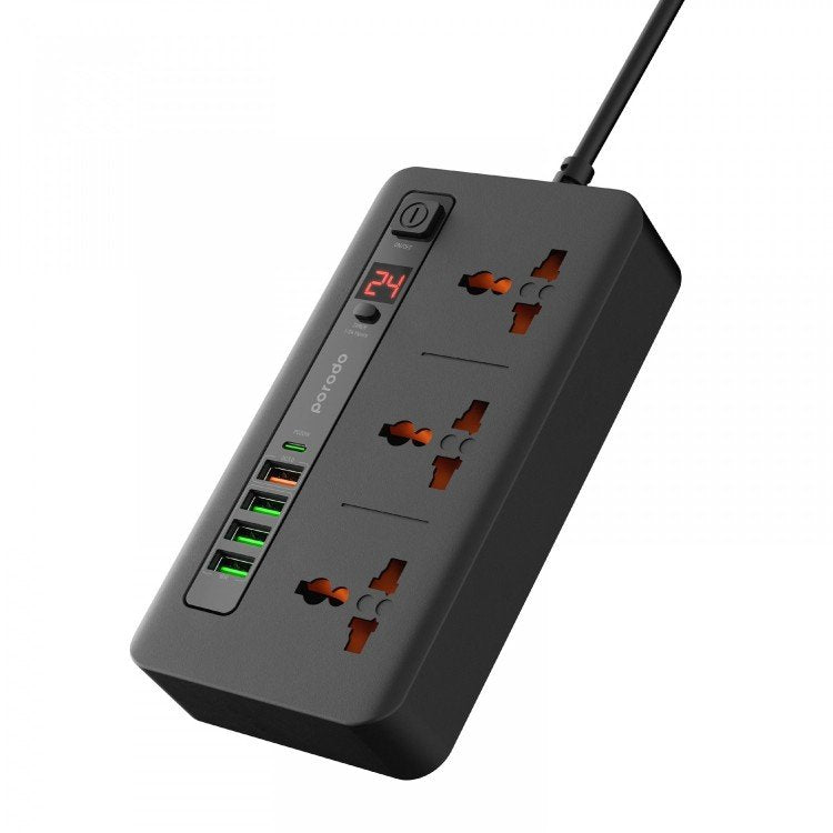 Porodo Multi-Port Super HUB 4 USB-C/ 2 USB-A Ultimate Home & Office Kit 3M - W Stooore