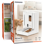 Porodo PETMATE Automatic Pet Feeder with Wi-Fi, Camera and App Control - W Stooore