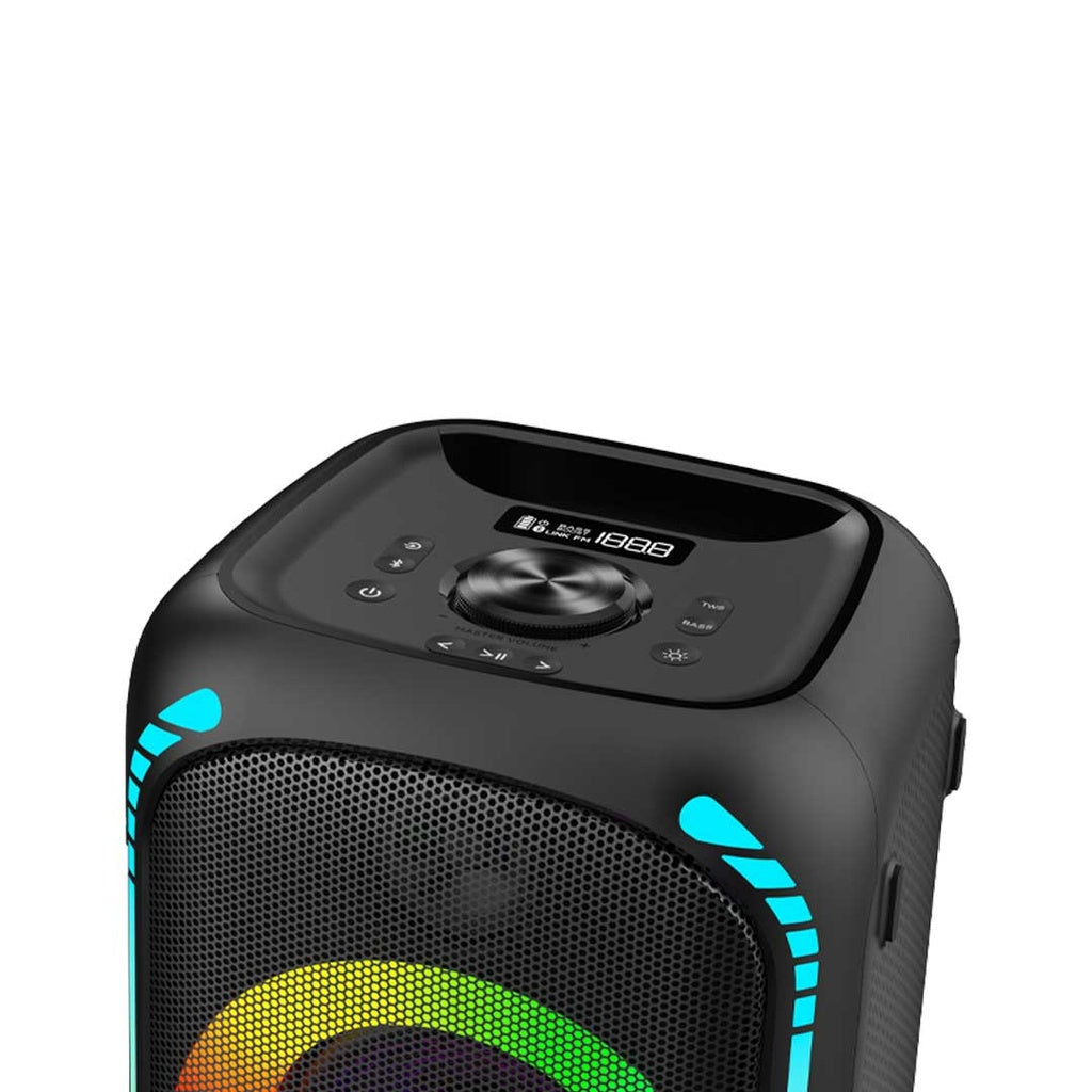 Porodo Soundtec Party Speaker 200W with 5.25" Woofer 2" Tweeter and FM - W Stooore