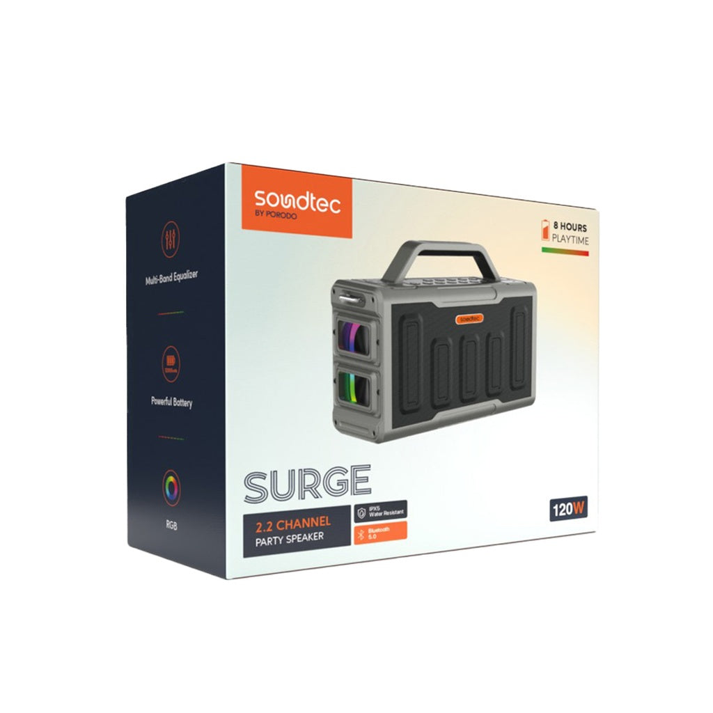 Porodo Soundtec Surge 2.2 Channel Party Speaker - W Stooore