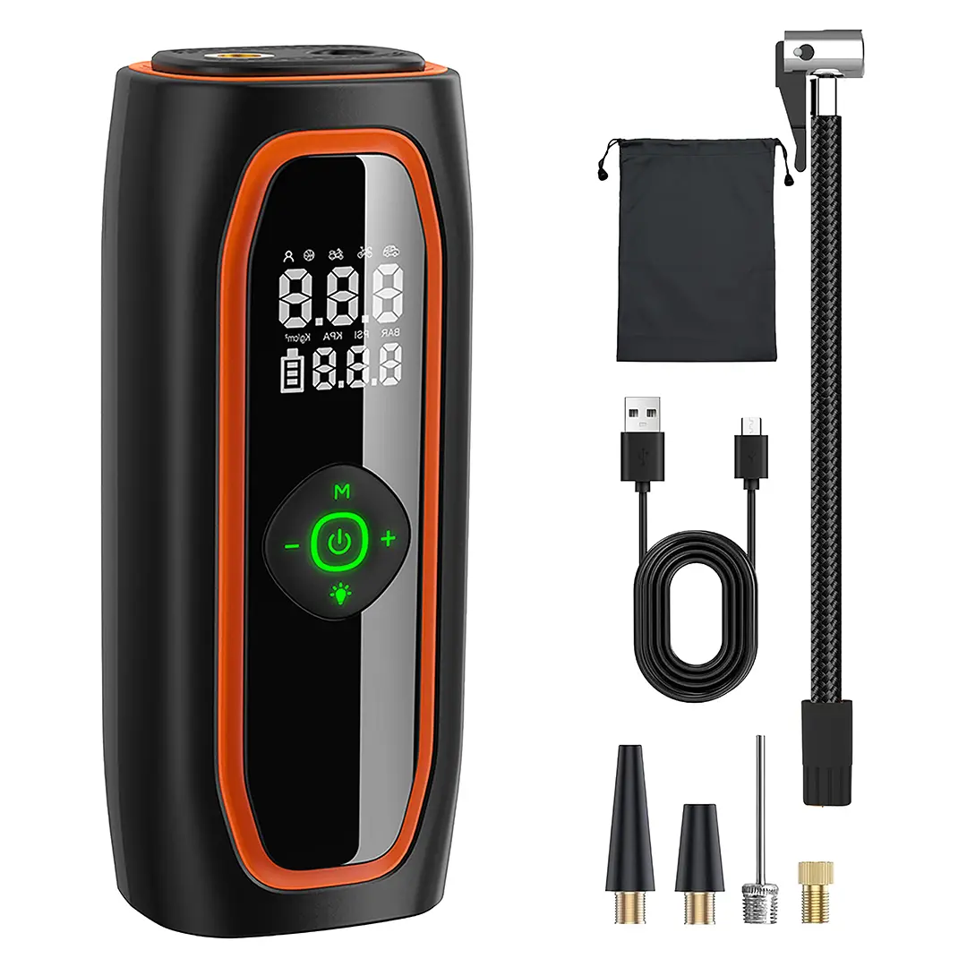 Porodo Voltair Car Tire Inflator Real-time Pressure Display - W Stooore