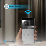 Powerology IP65 265GB 3MP Infrared Smart Camera Doorbell 5200mAh with Voice - W Stooore