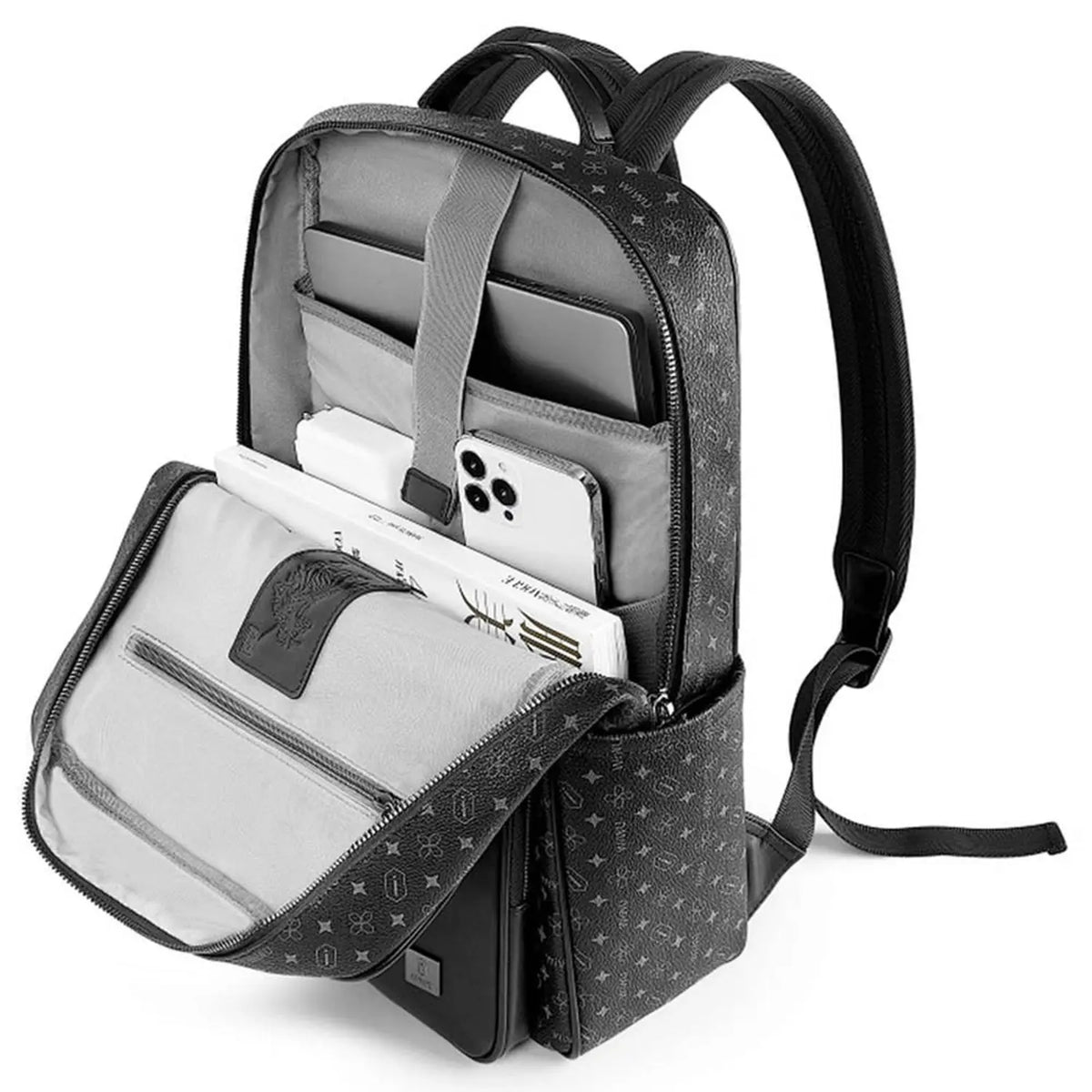 WiWU Master Fingerprint Lock Backpack - Black - W Stooore