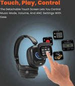 Porodo Soundtec Touchwave ANC Headphone With Detachable Touch Screen - W Stooore