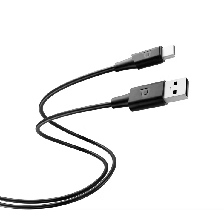 كابل باورولوجي باور سينك فليكس USB-A إلى USB-C بطول 2 متر، يدعم تقنية الشحن السريع PD بقدرة 20 واط - أسود