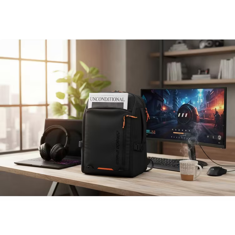 Porodo Gaming PS5 Storage & Laptop Backpack - W Stooore