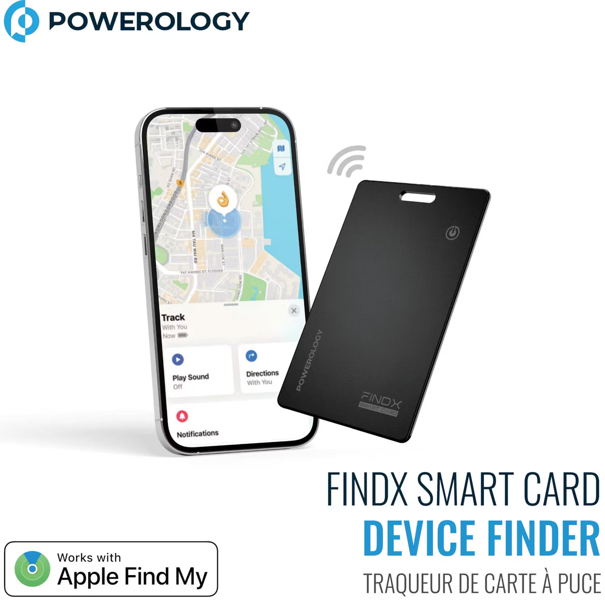 Powerology Findx Smart Card Device Finder - W Stooore