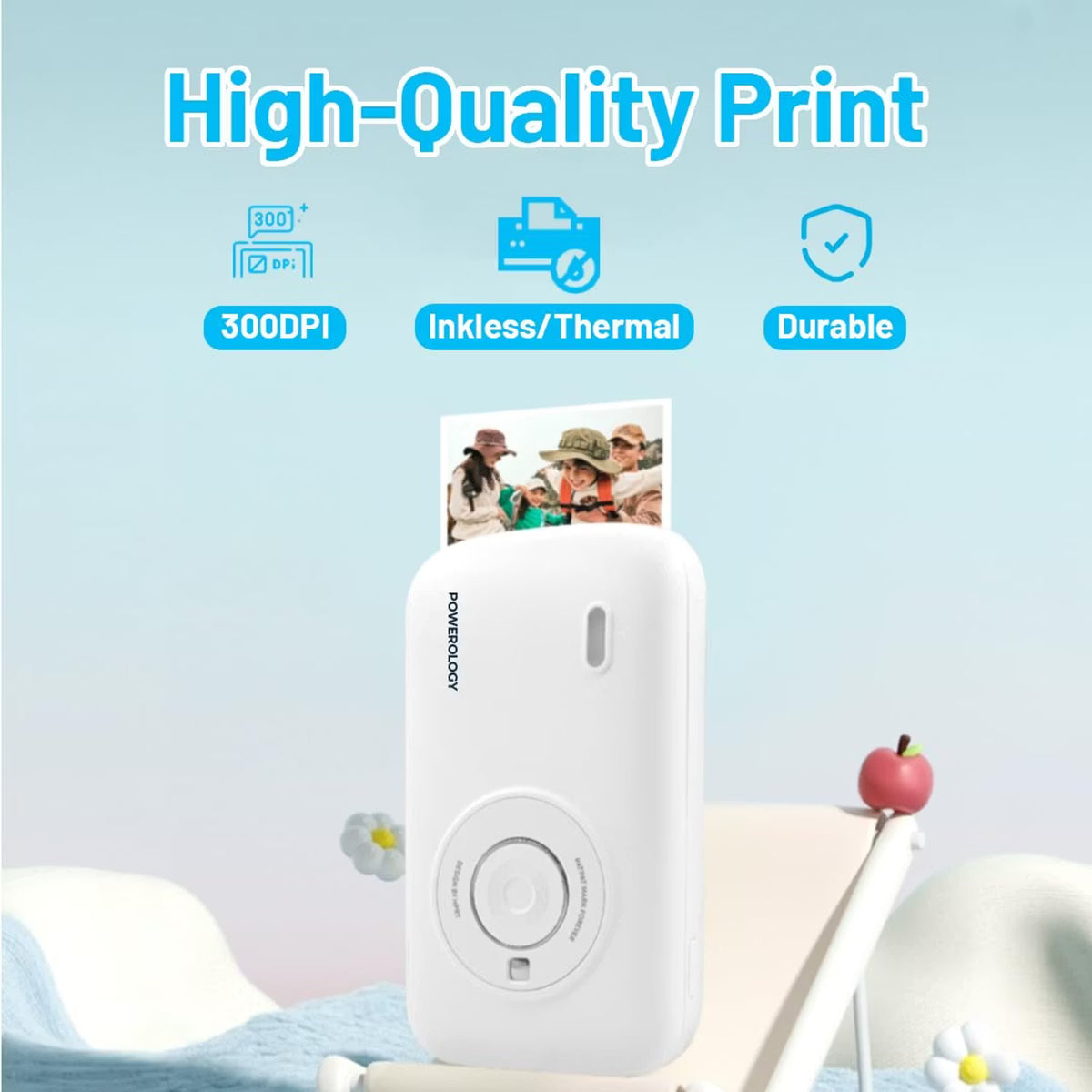Powerology Vivant Mini Thermal Printer - W Stooore