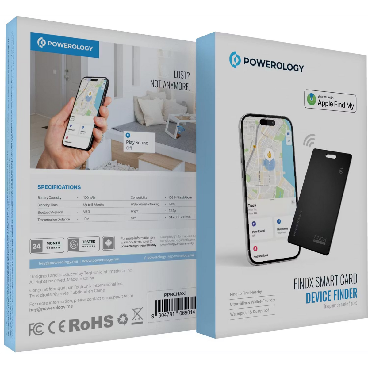 Powerology Findx Smart Card Device Finder - W Stooore