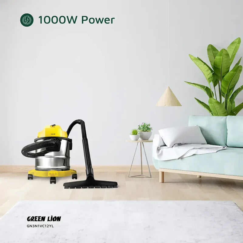 Green Lion Ultra 3 In 1 Vacuum Cleaner 12L 1000W - W Stooore