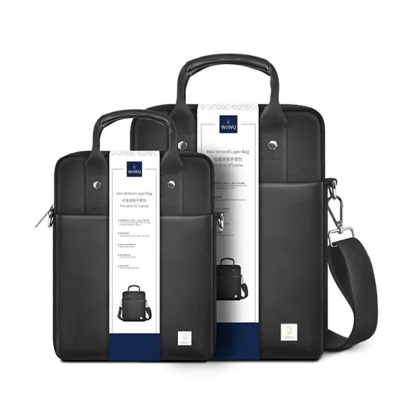 WiWU Hali Vertical Bag 14" - Black - W Stooore
