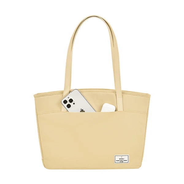 WiWU Ora Tote Women Bag for 14" Laptop - Beige - W Stooore