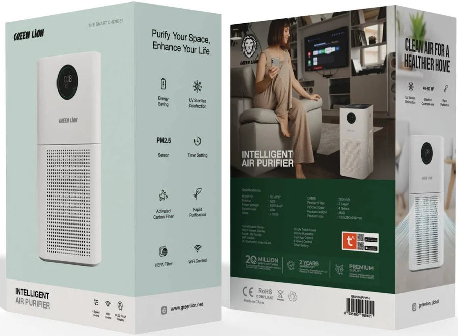 Green Lion Intelligent Air Purifier - W Stooore